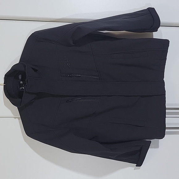 Reebok Jacket Kids Size Medium Black - Picture 1 of 11